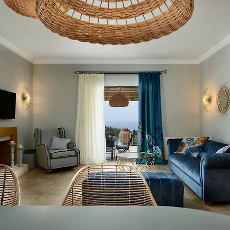 Villa Grand Lefkada - 3 Bedrooms - Kaladika - Stunning Sea Views - Well Furnished